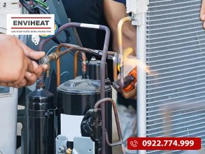 thay máy nén heat pump