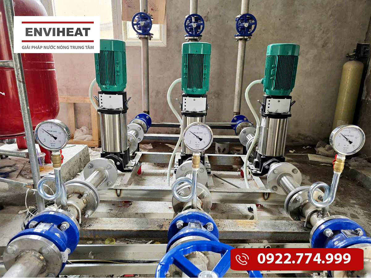 Máy heat pump bơm nhiệt không vào nước phải xử lý như thế nào?