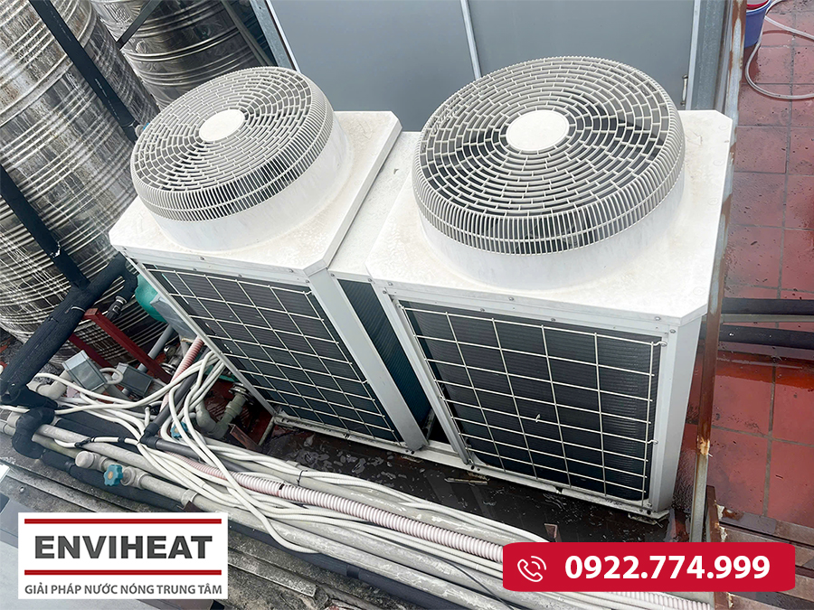 Quạt gió của máy heat pump bơm nhiệt kêu to bất thường khi chạy là do lỗi gì?