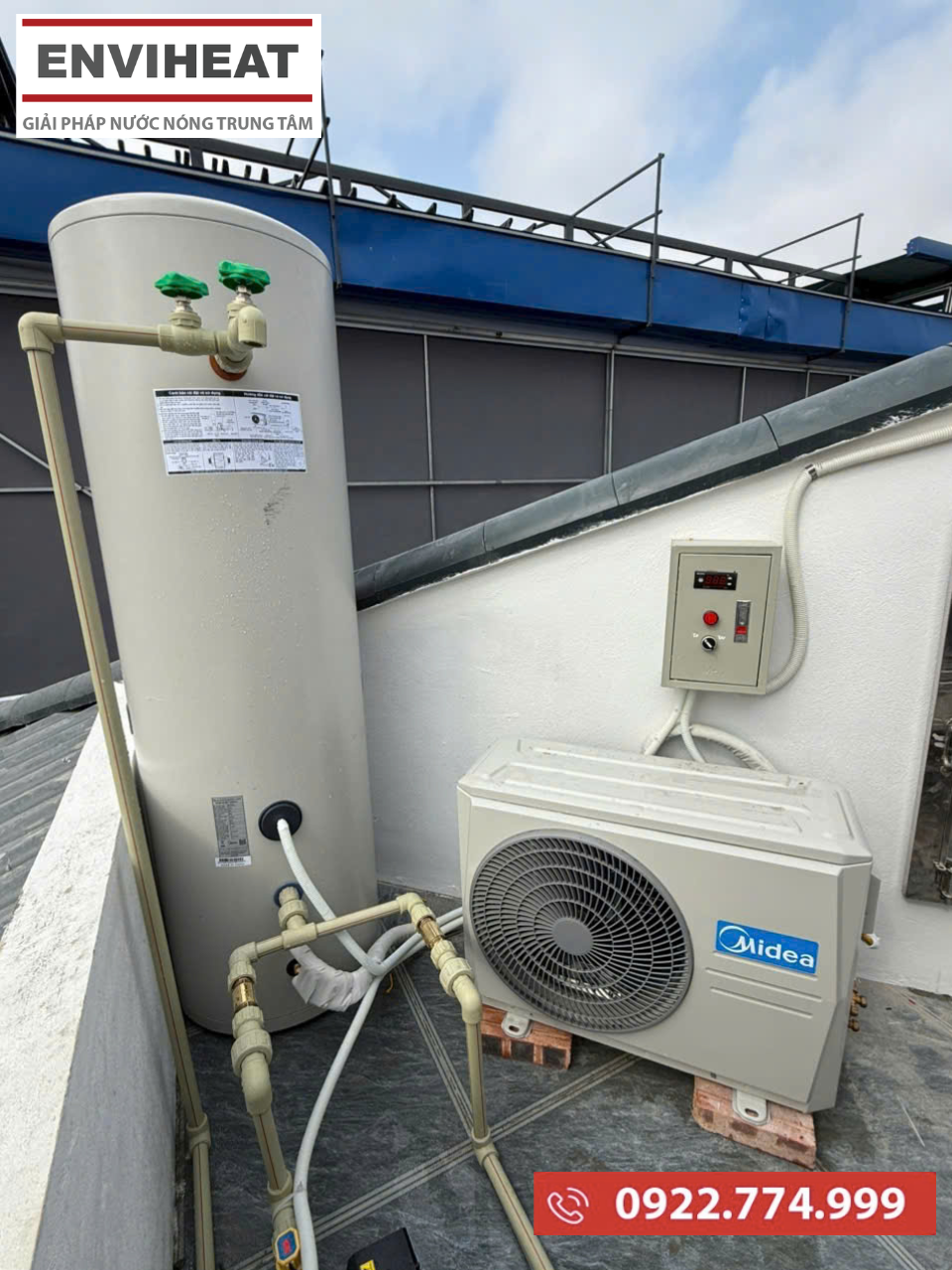 Có nên dùng heat pump Midea cho khách sạn và resort không?