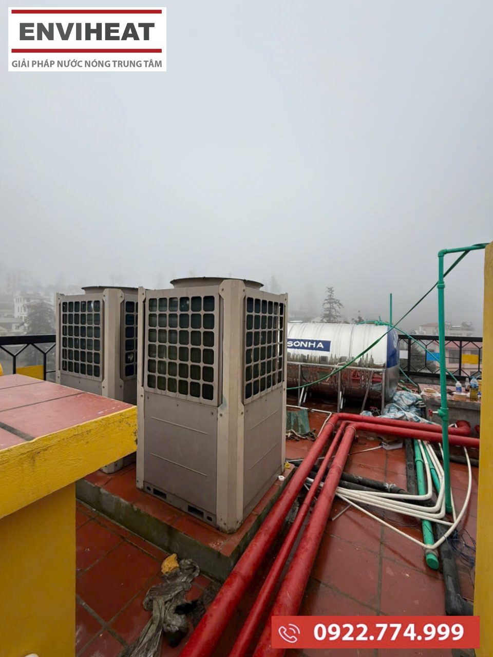 Có nên dùng heat pump Midea cho khách sạn và resort không?