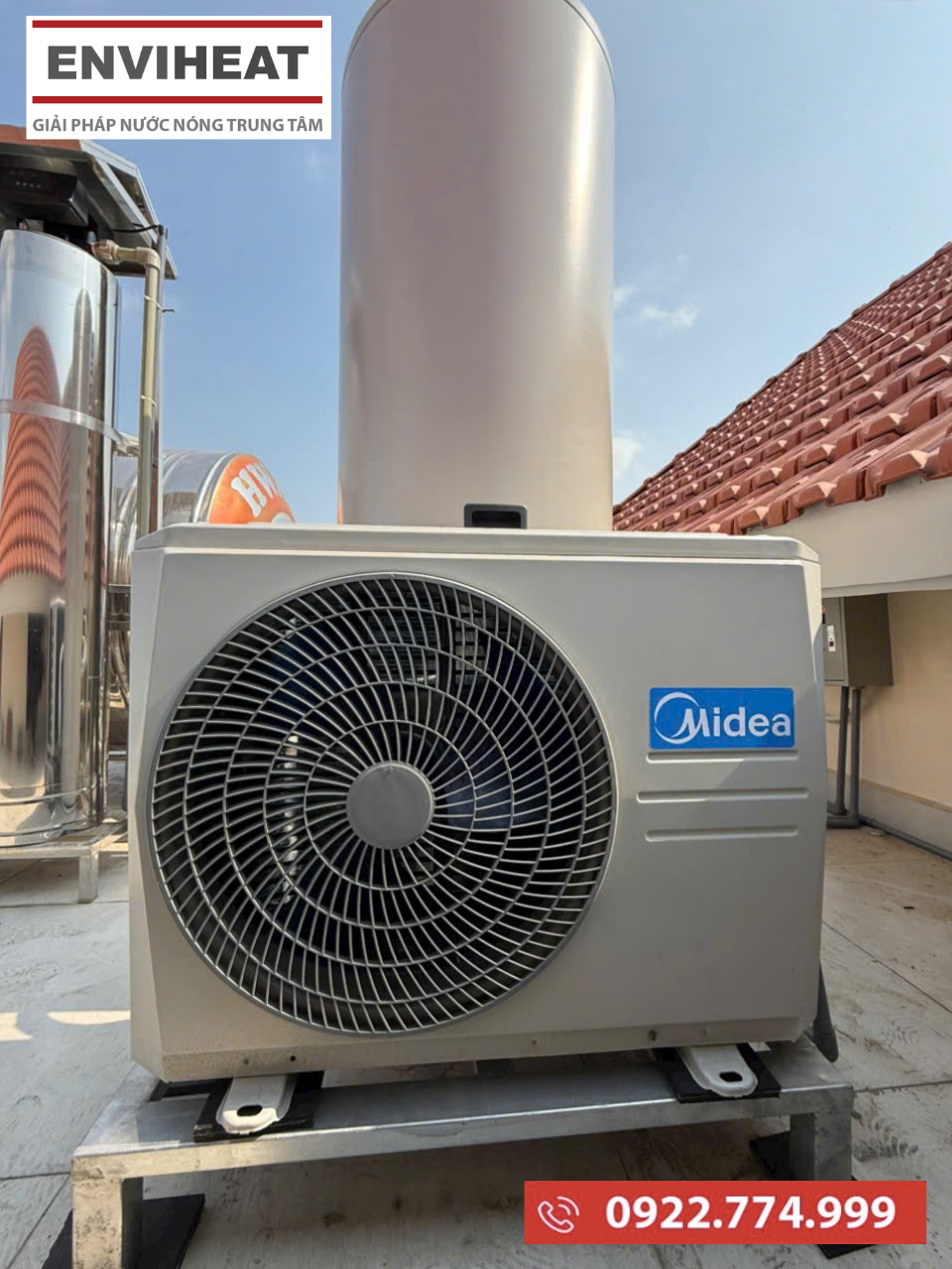 Giá heat pump 200L thương hiệu Midea là bao nhiêu?
