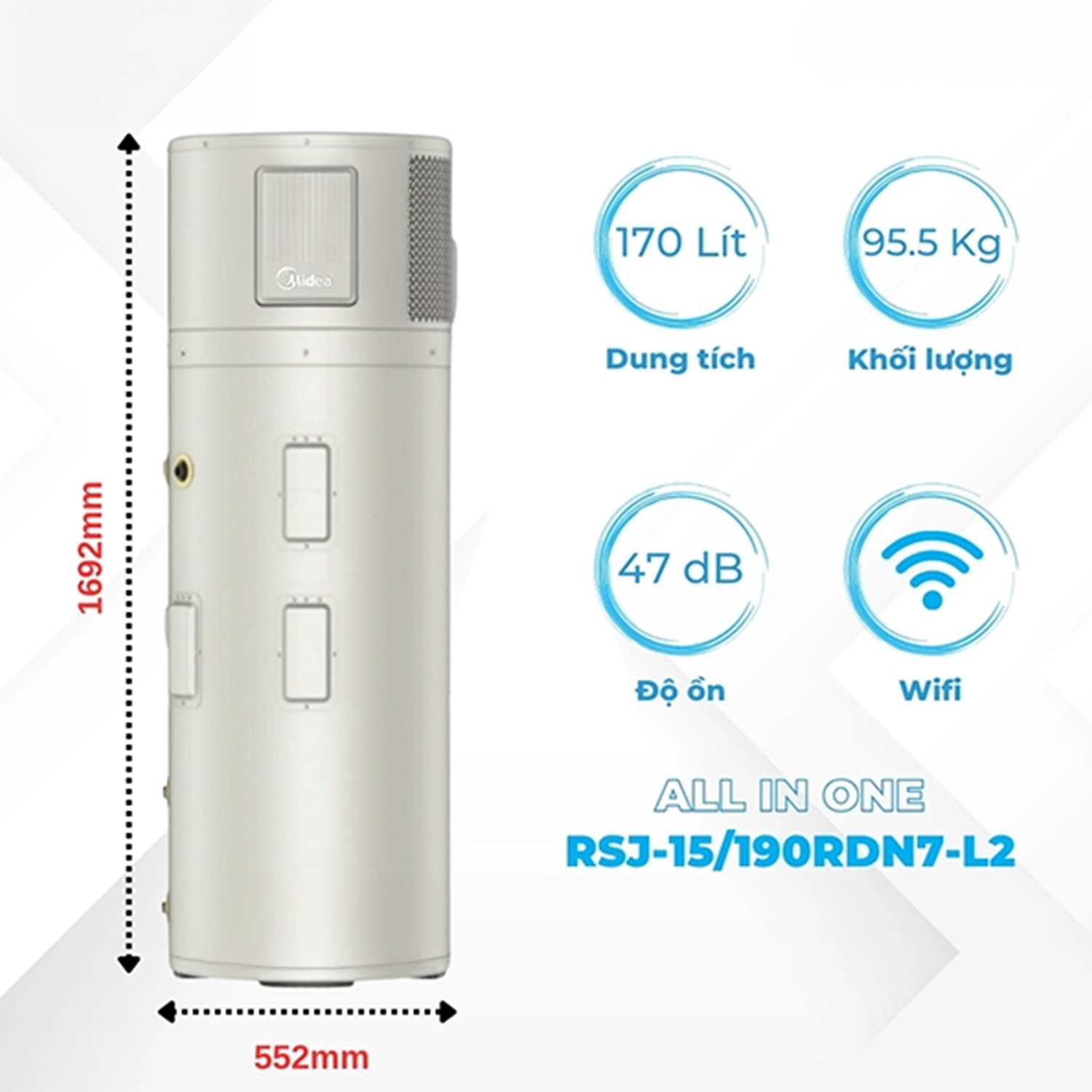 So sánh heat pump Midea với các thương hiệu khác: Nên chọn loại nào?