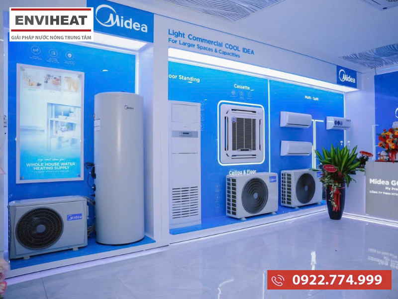 Tại sao nên chọn heat pump Midea thay vì máy nước nóng truyền thống?