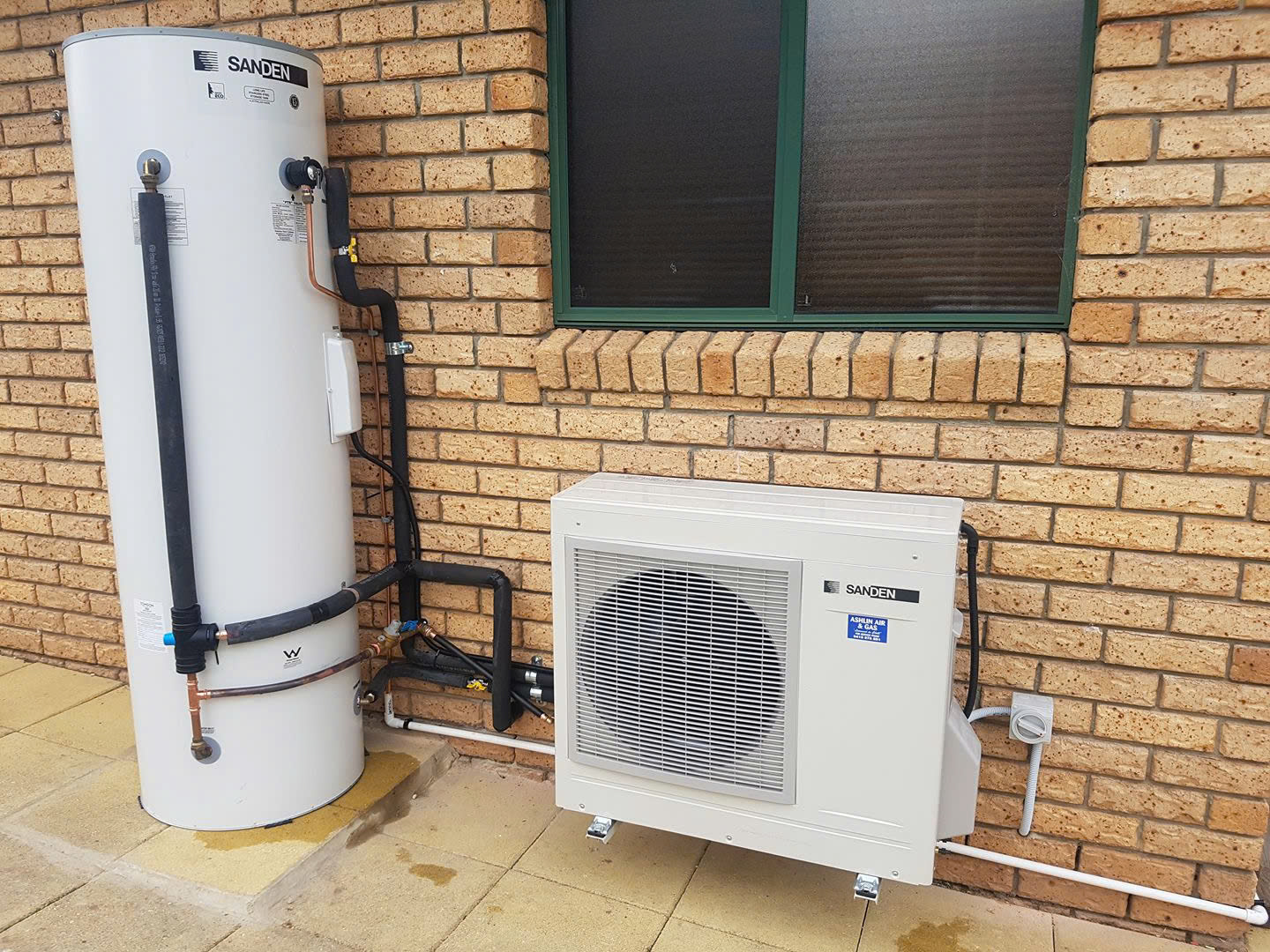 máy bơm nhiệt heat pump Sanden mang lại hiệu quả sử dụng cao
