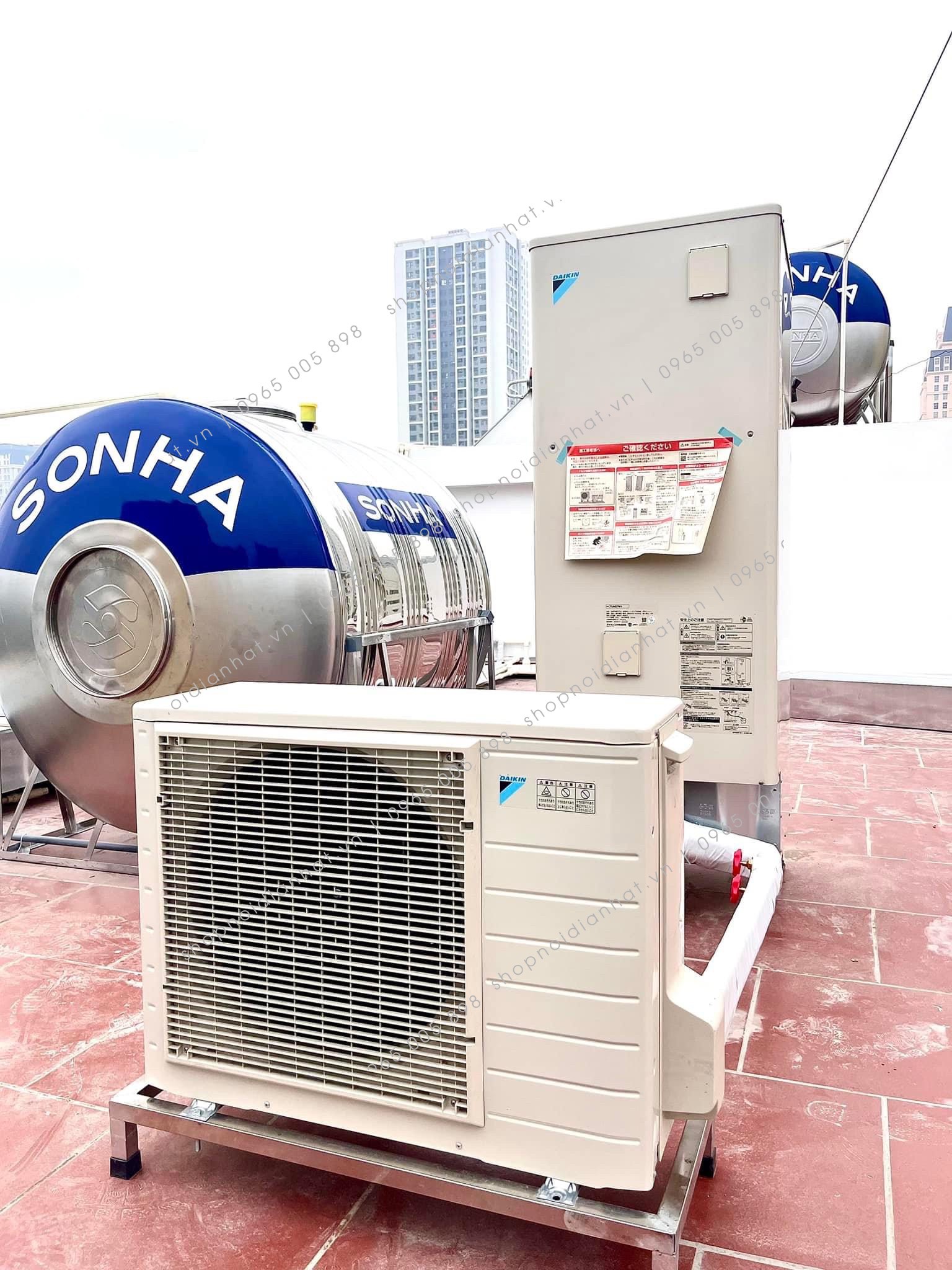 Tính năng thông minh của máy bơm nhiệt Daikin